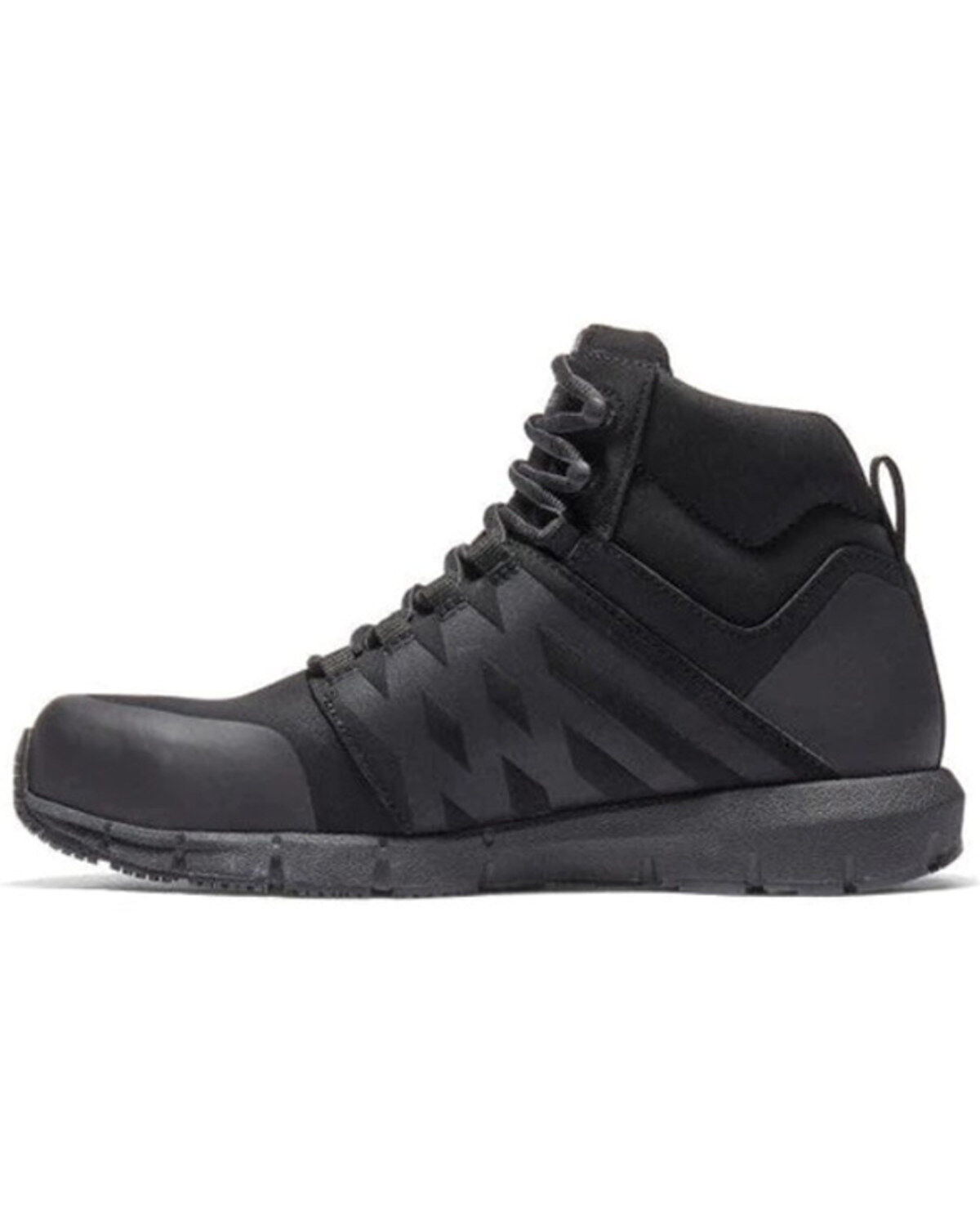 Image #3 - Timberland PRO Men's 6" Radius Mid Work Boots - Composite Toe, Black, hi-res
