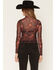Image #4 - Rock & Roll Denim Women's Icon Long Sleeve Mesh Top, Black, hi-res