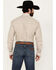 Stetson Men's Geo Print Long Sleeve Button Down Western Shirt, Brown, hi-res