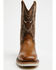 Image #4 - Cody James Men's 11" Pull-On Work Boots - Steel Toe, Brown, hi-res