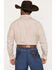 Image #4 - Gibson Trading Co Men's Whiskey Class Medallion Print Long Sleeve Snap Western Shirt, Cream, hi-res