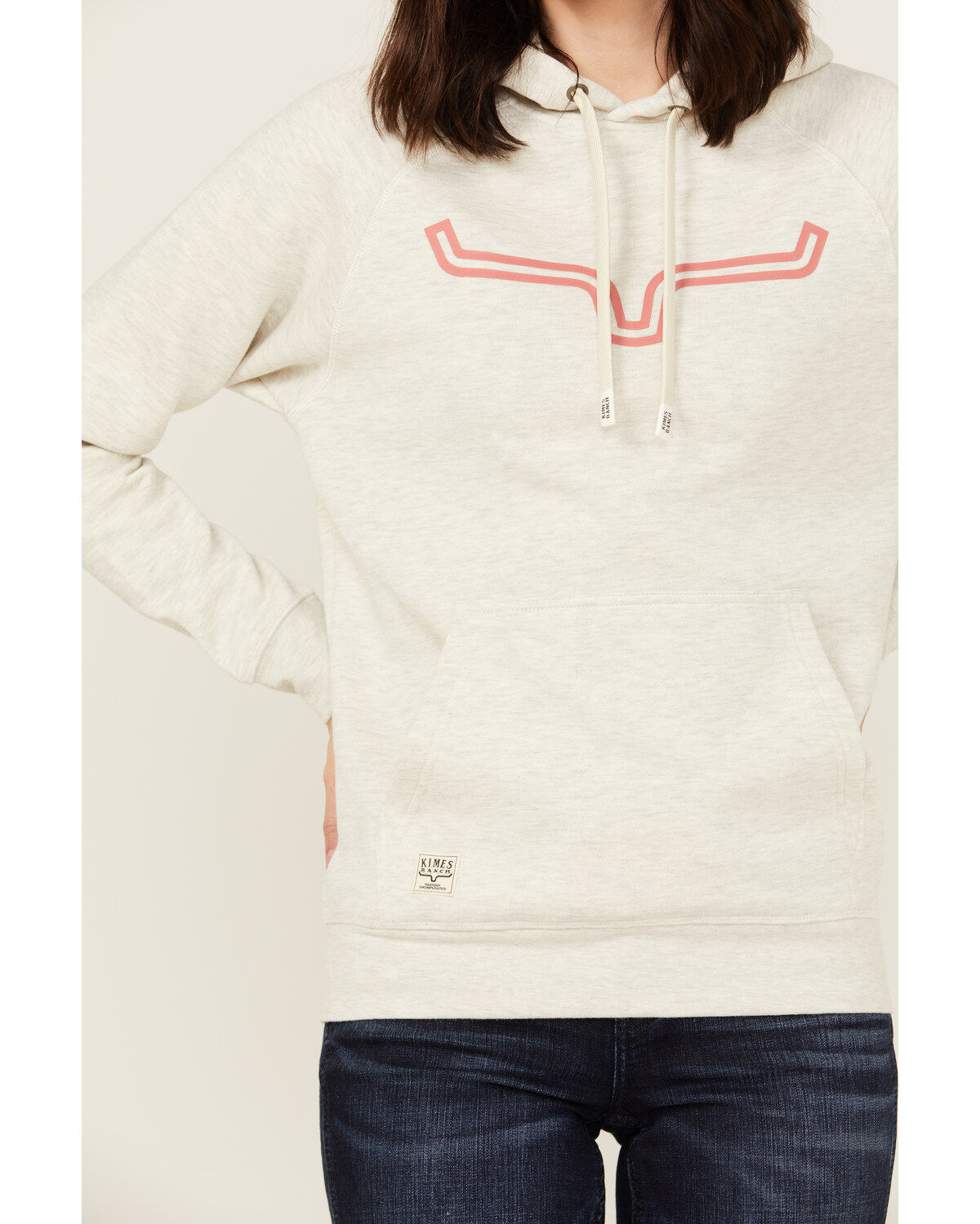 Image #3 - Kimes Ranch Women's Outlier Logo Hoodie, Oatmeal, hi-res