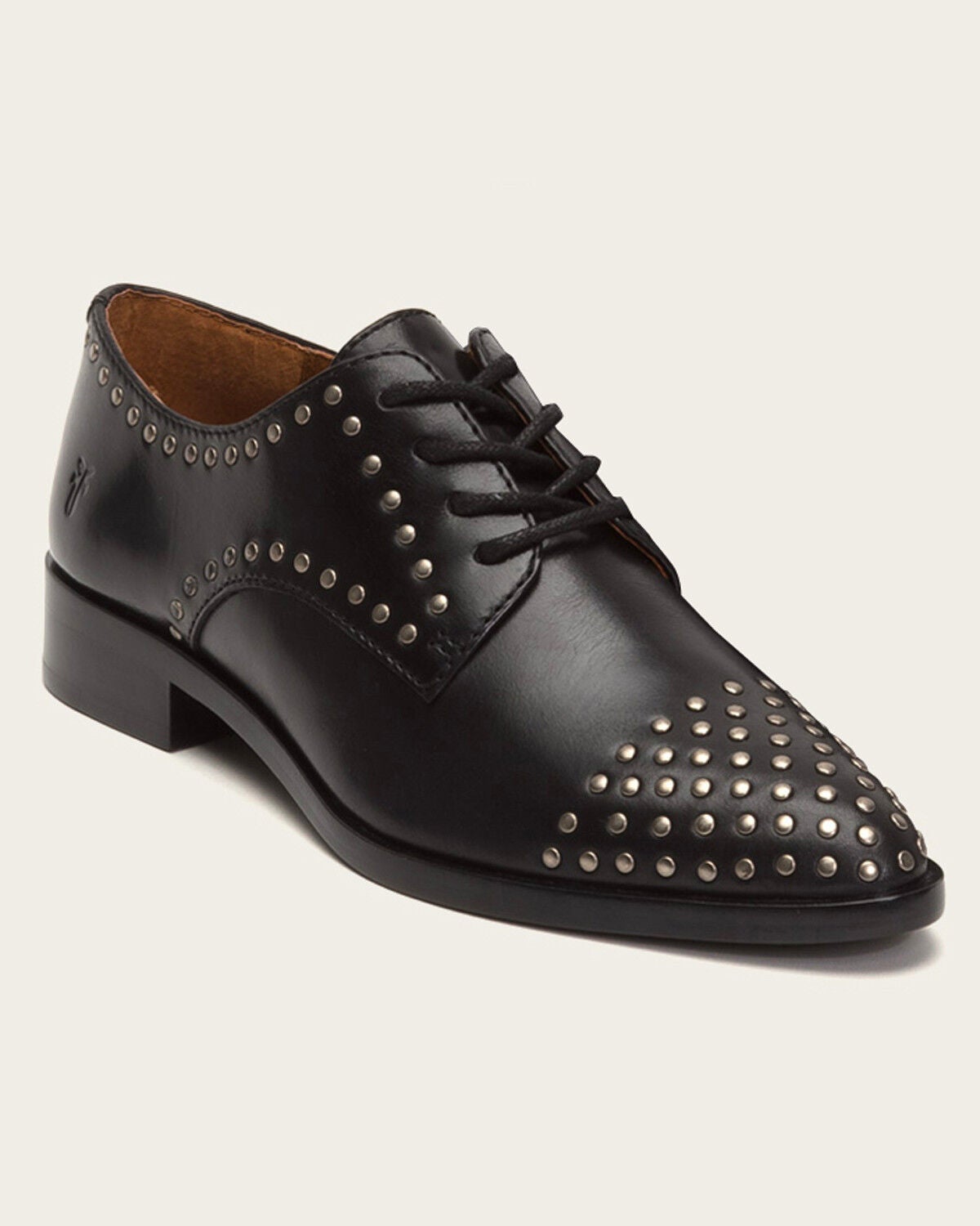 Frye Erica Stud Oxford Women's Shoes in Black Size 10