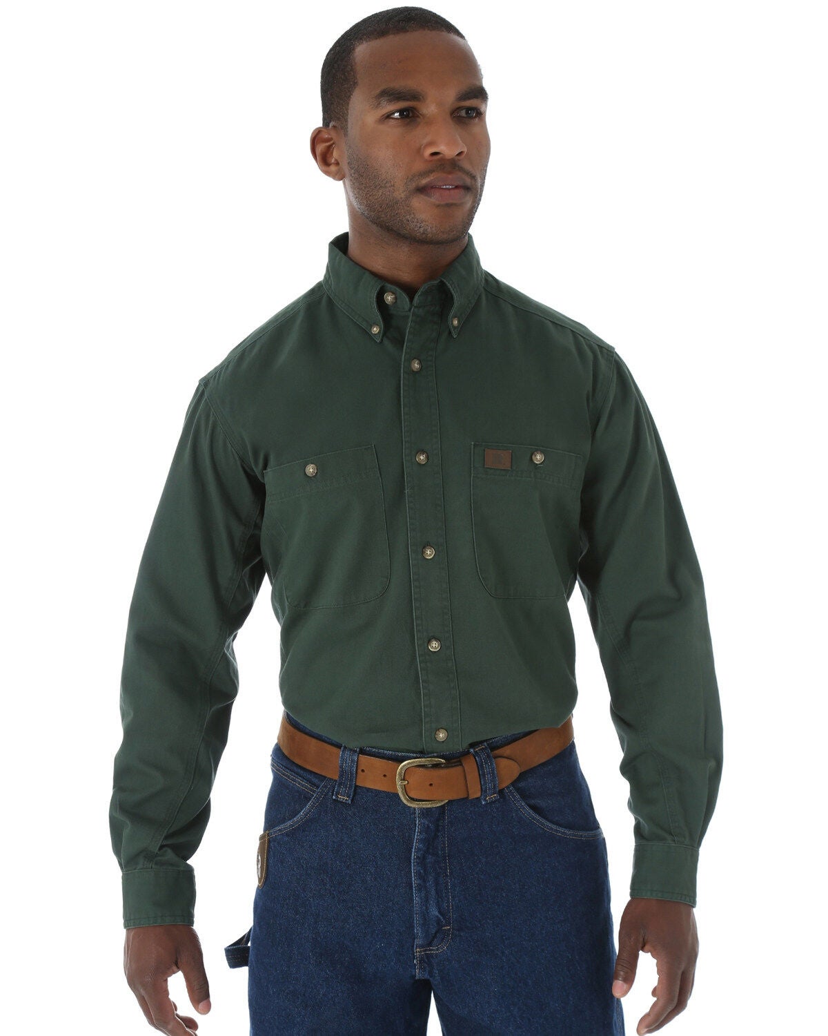 Image #1 - Wrangler Riggs Twill Work Shirt, , hi-res