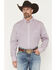 Image #1 - Wrangler Men's Paisley Print Long Sleeve Button-Down Stretch Western Shirt - Tall, Red, hi-res