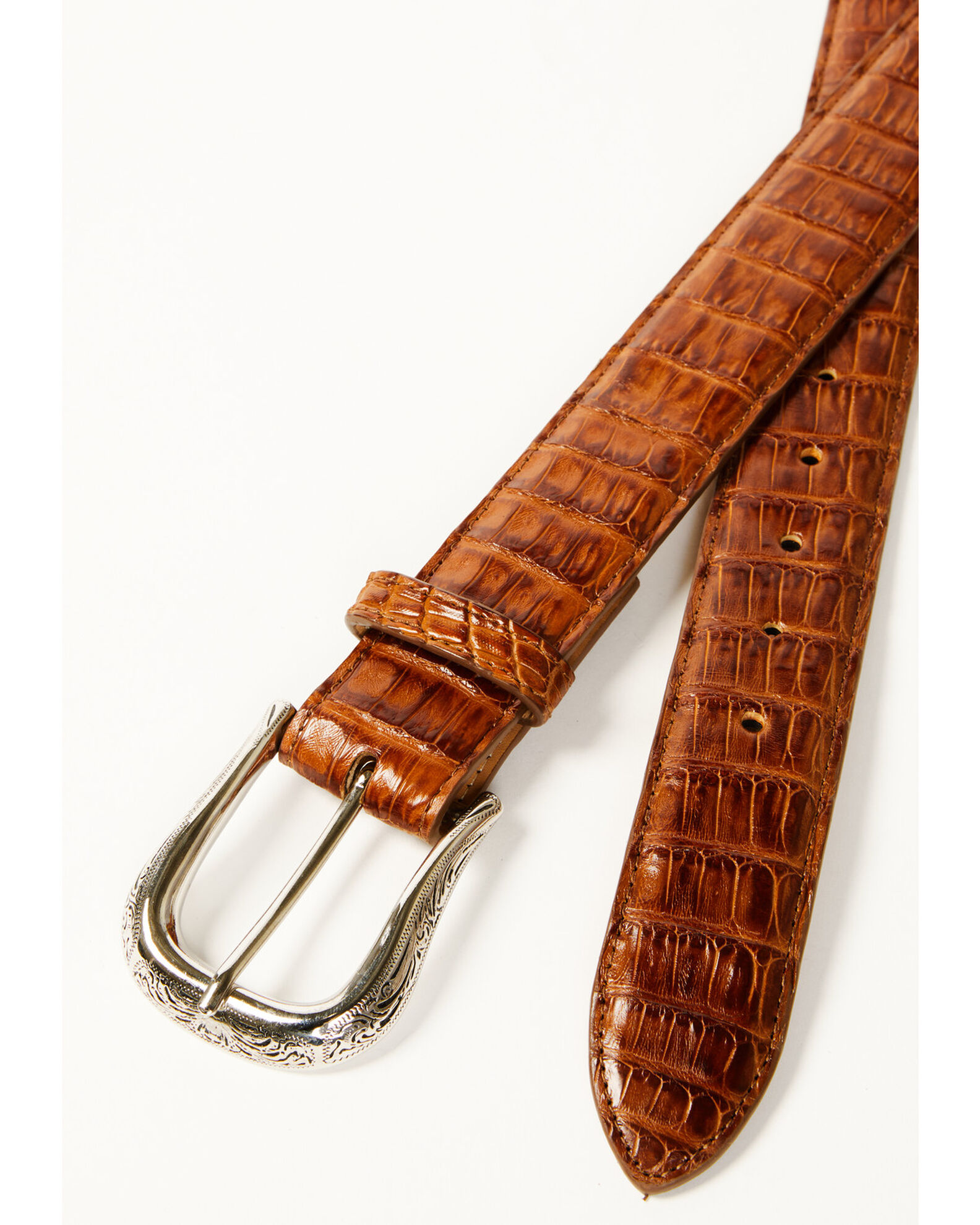 Image #2 - Cody James Black 1978® Men's Exotic Caiman Belt, Cognac, hi-res