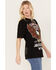 Diamond Cross Ranch Women's The Eagle Short Sleeve Graphic Tee, Black, hi-res
