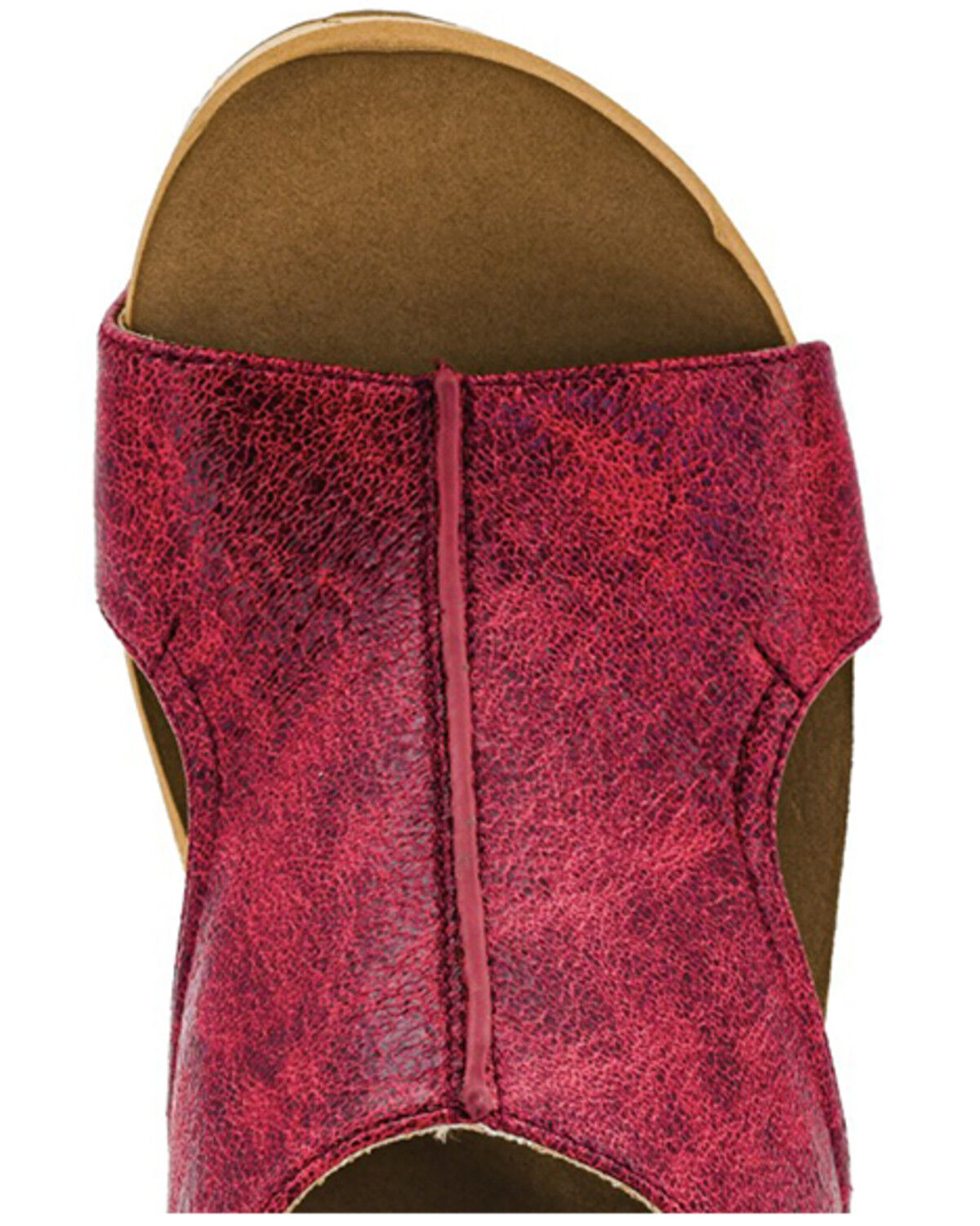 Image #4 - Corkys Women's Carley Sandals, Red, hi-res