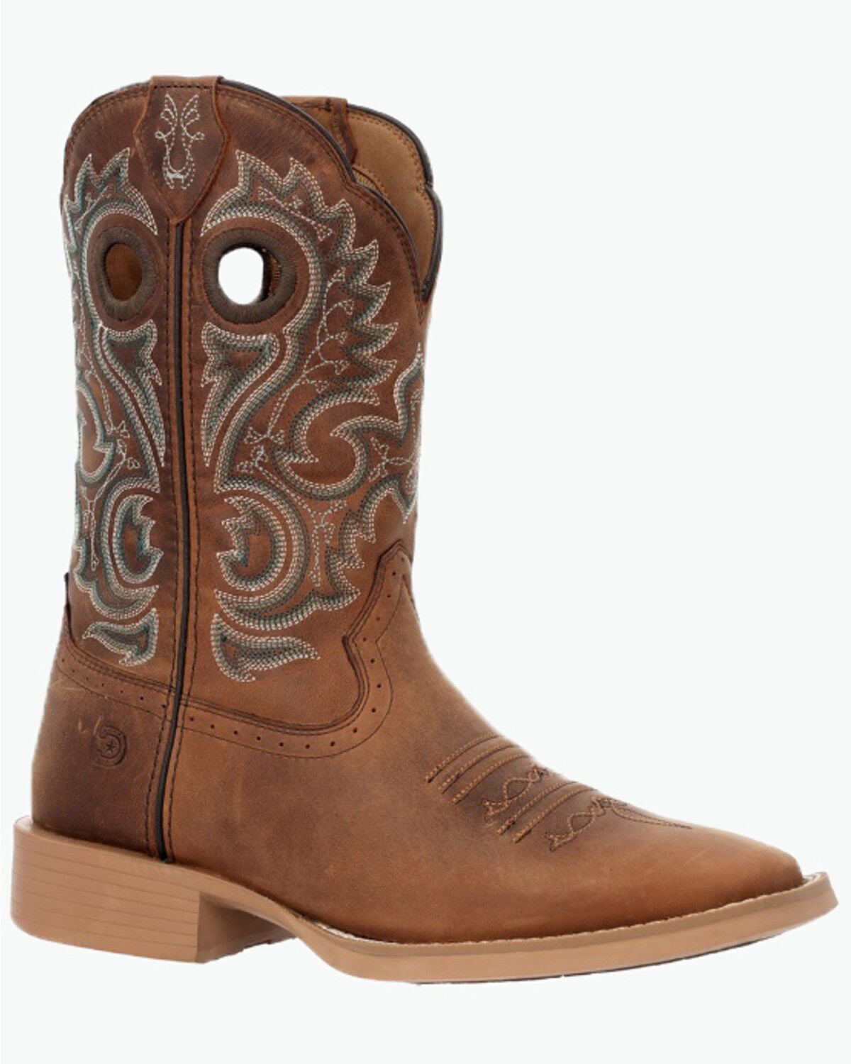 Durango Women's Shyloh Performance Western Boots - Broad Square Toe, Brown, hi-res