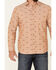 Image #3 - Pendleton Men's All-Over Dobby Chambray Long Sleeve Button Down Western Shirt, Tan, hi-res
