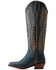 Image #2 - Ariat Women's Belle Stretchfit Tall Western Boots - Round Toe, Blue, hi-res