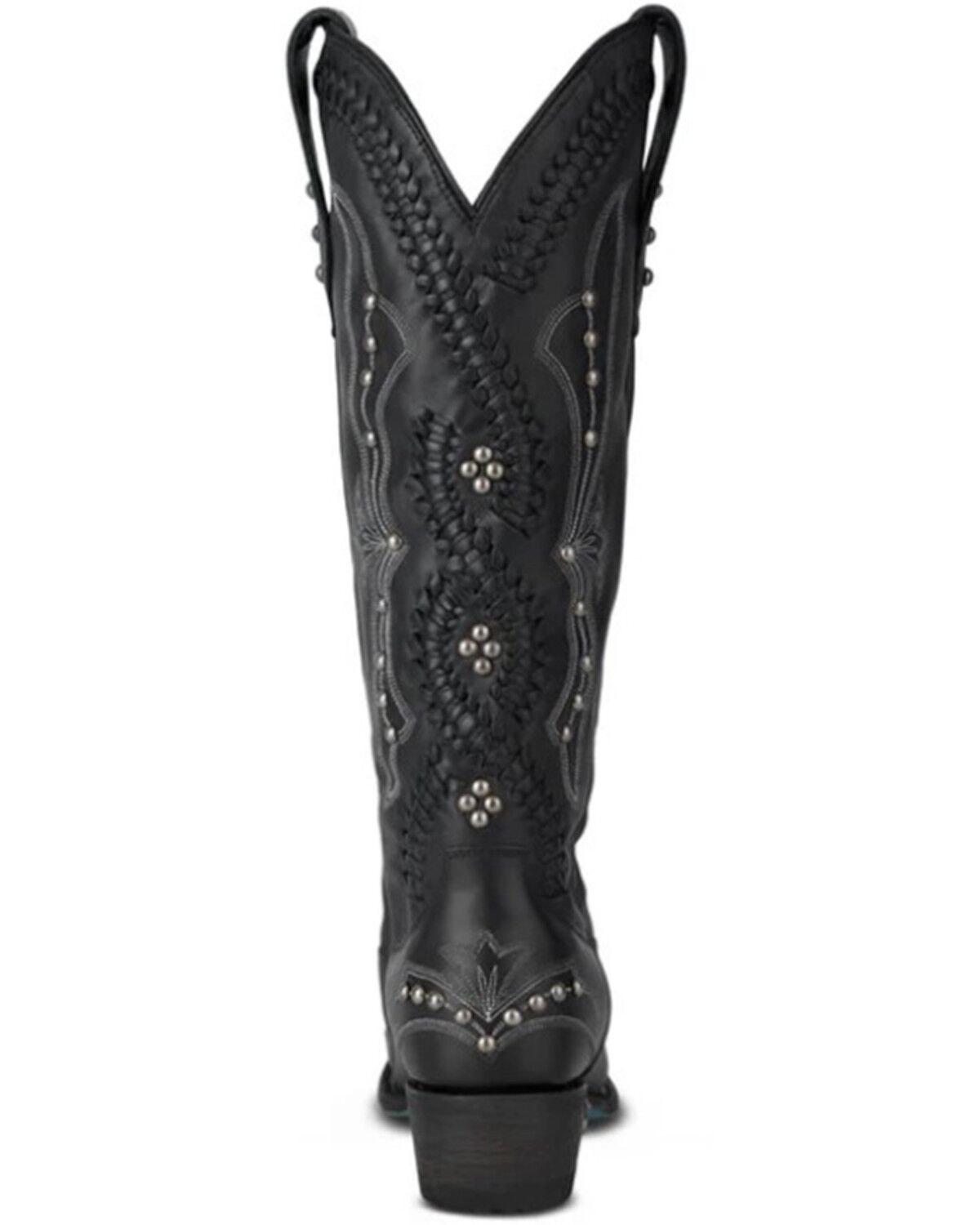 Image #5 - Lane Women's Cossette Tall Western Boots - Snip Toe, Jet Black, hi-res