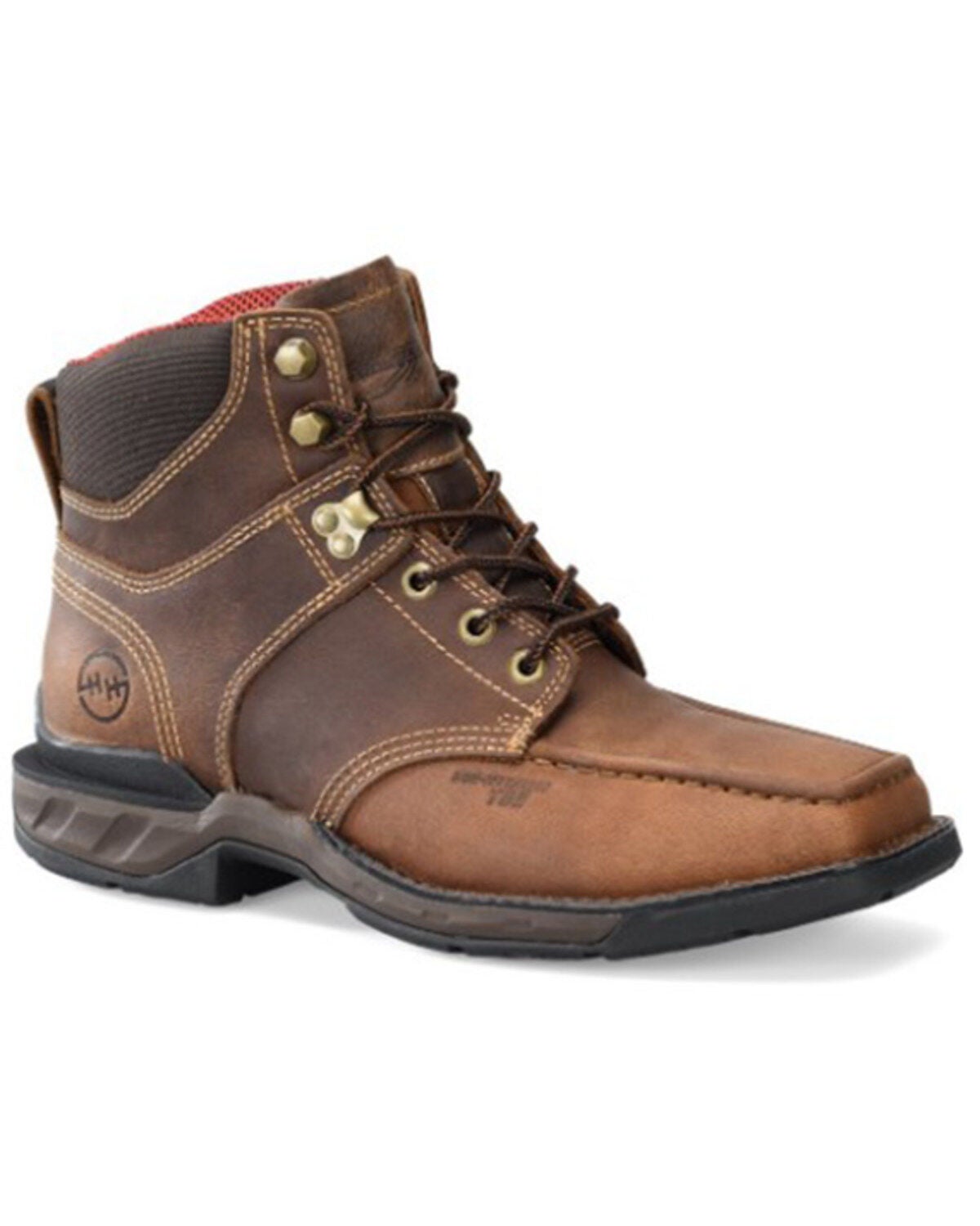 Double H Men's Phantom Rider 6" Work Boots - Composite Toe, Medium Brown, hi-res