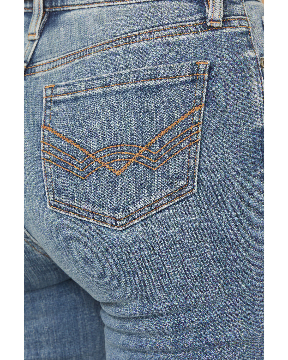 Image #5 - Idyllwind Women's Arbor Medium Wash Legend High Rise Bootcut Super Stretch Denim Jeans, Medium Wash, hi-res