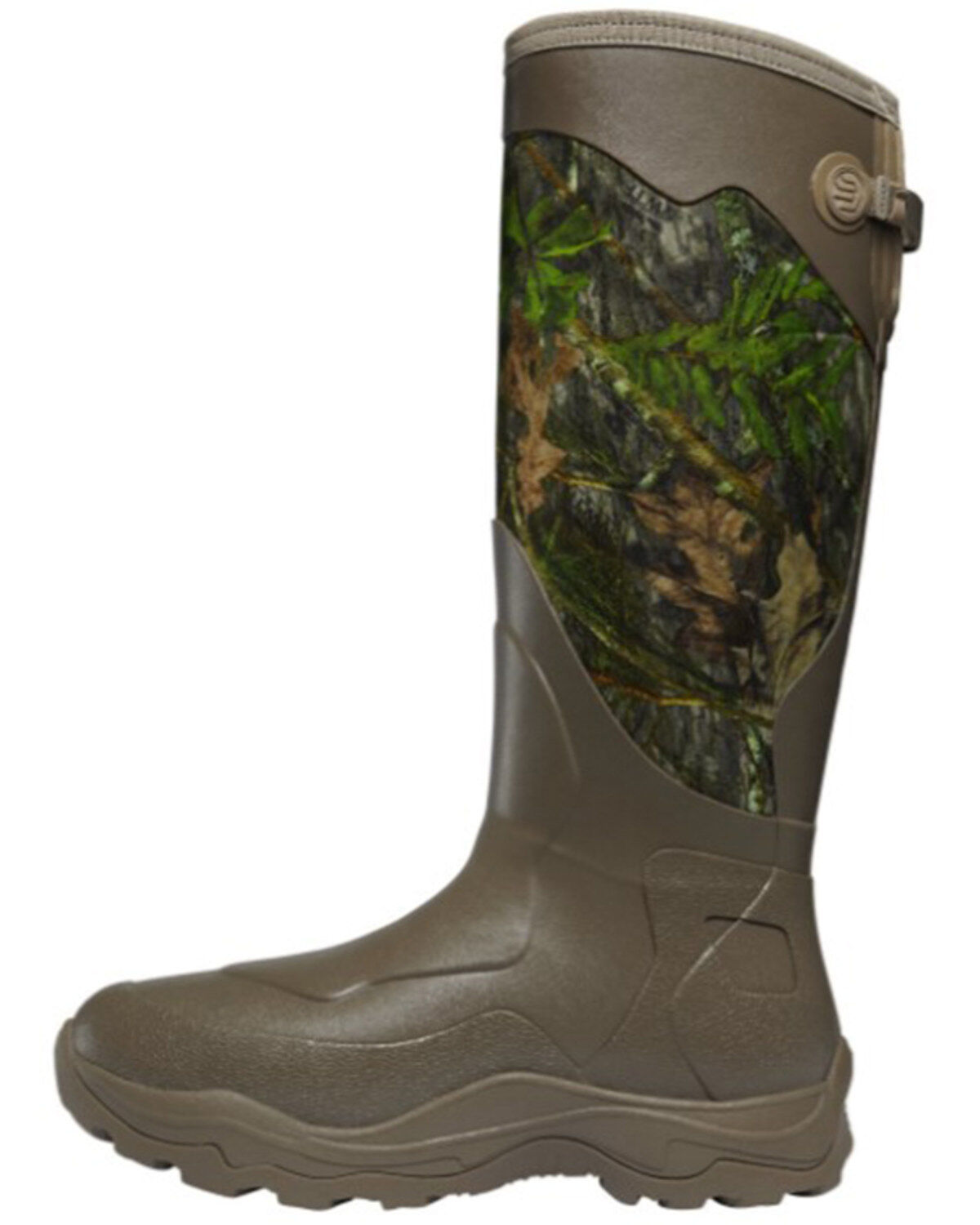 Image #2 - LaCrosse Men's 17" Alpha Agility Snake Boots - Round Toe, Moss Green, hi-res