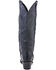 Image #6 - Lane Women's Plain Jane Distressed Round Toe Western Boots, Black, hi-res