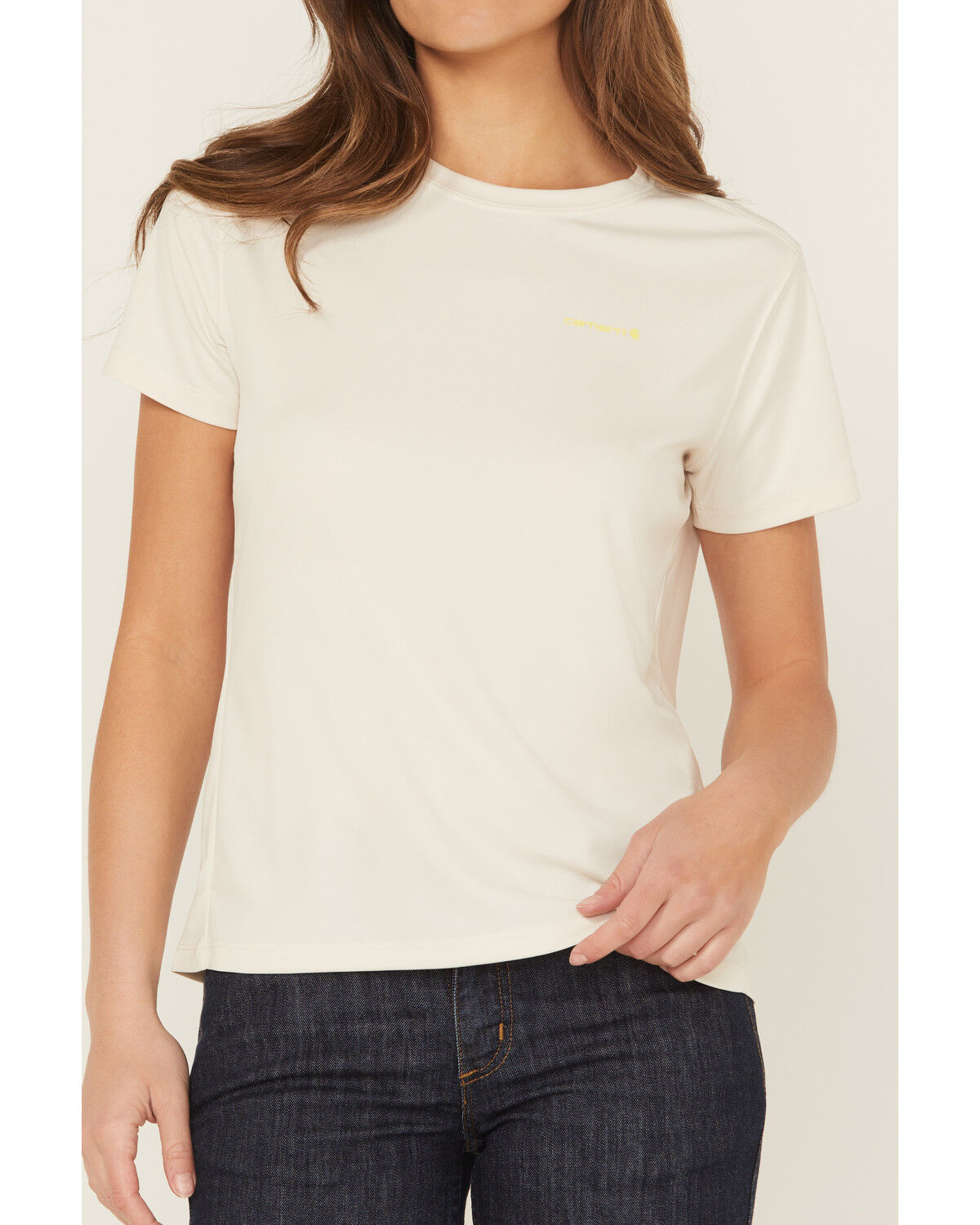 Image #3 - Carhartt Women's Force® Sun Defender™ Relaxed Fit Short Sleeve Work T-Shirt, White, hi-res