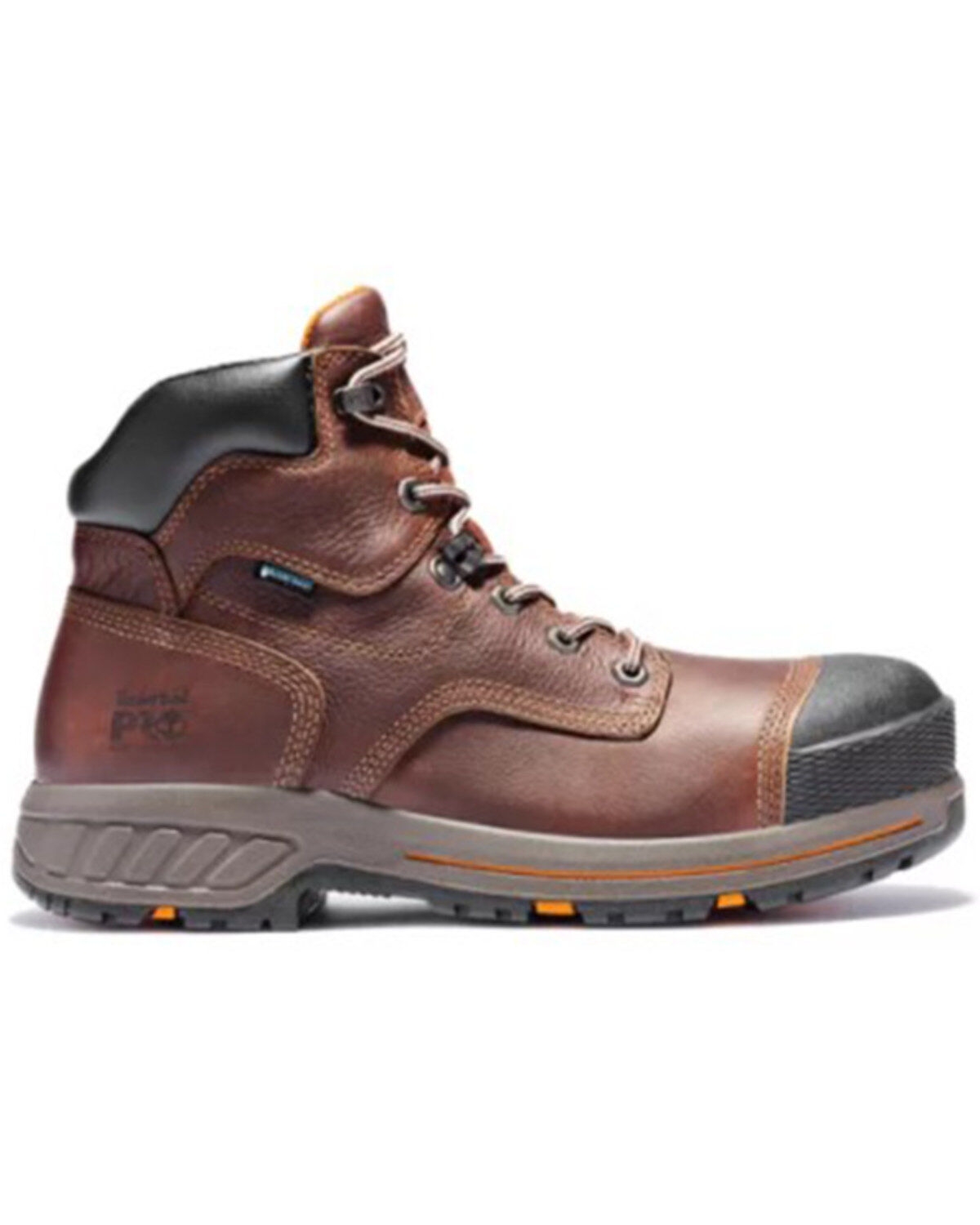 Image #2 - Timberland PRO Men's Helix Waterproof Work Boots - Composite Toe, Brown, hi-res