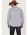 Moonshine Spirit Men's Jail Break Plaid Long Sleeve Snap Western Shirt , Navy, hi-res