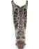 Image #7 - Corral Women's Distressed Black Sequin Cross & Wing Inlay Cowgirl Boots - Snip Toe, , hi-res