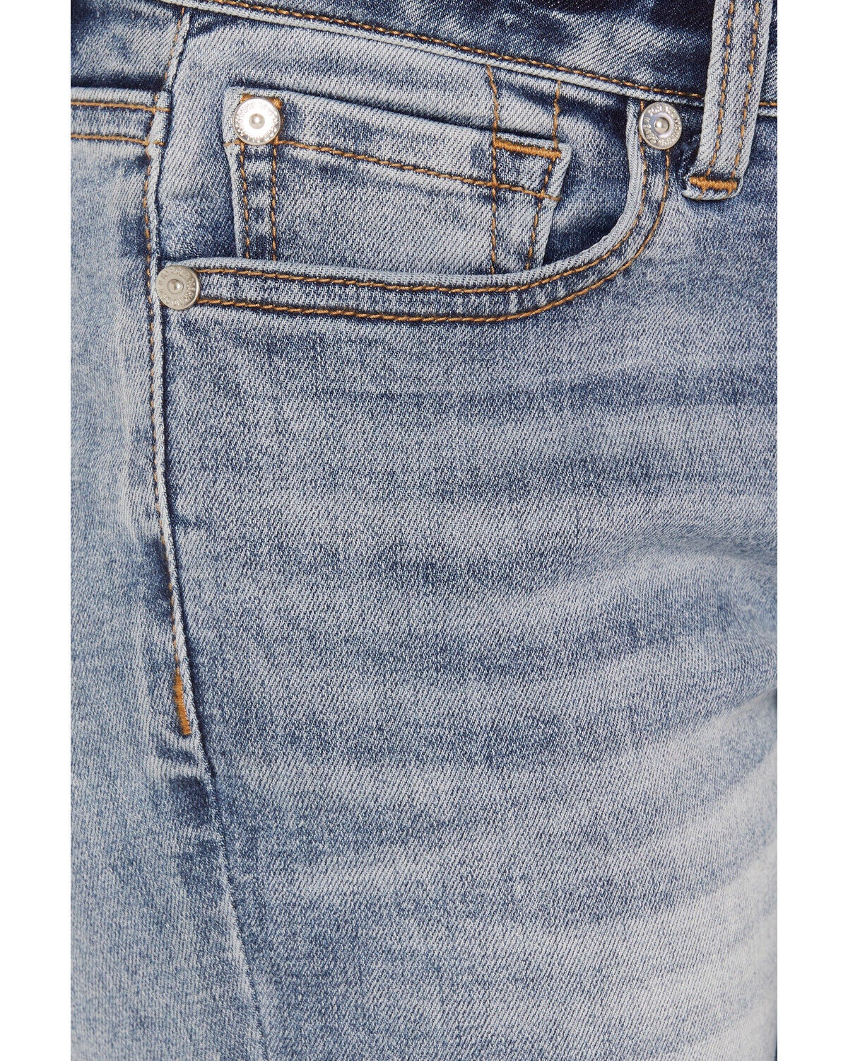 Image #2 - 7 For All Mankind Girls' Prophecy Medium Wash Mini Dojo Trouser Stretch Denim Jeans, Blue, hi-res