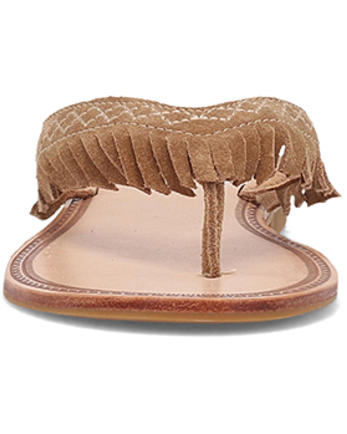 Image #4 - Frye Women's Ava Fringe Sandals, Brown, hi-res