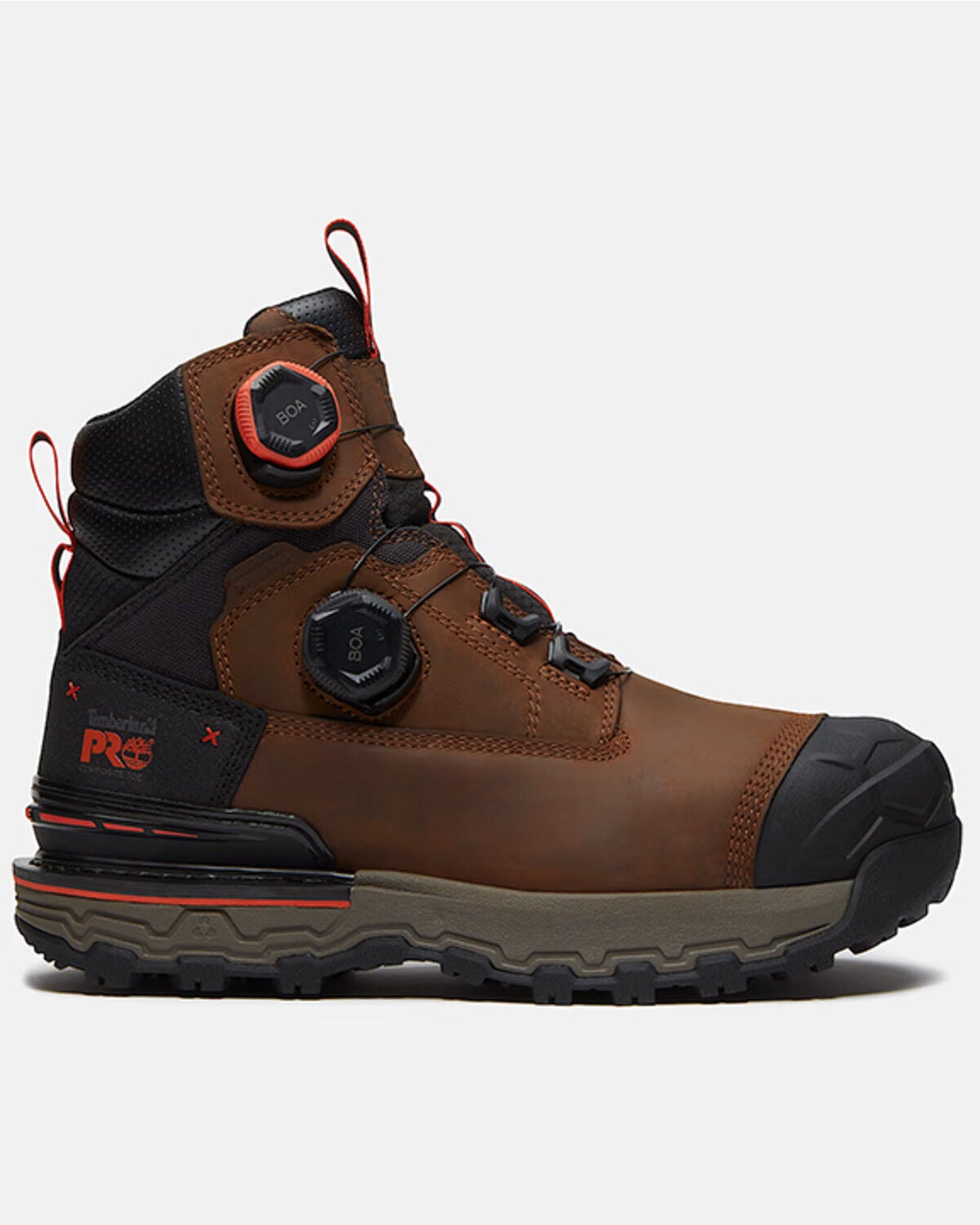 Timberland PRO Men's 6" Boondock Ultralight BOA&reg; Work Boots - Composite Toe, Brown, hi-res