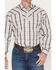 Image #3 - Stetson Men's Plaid Print Long Sleeve Snap Western Shirt, Grey, hi-res