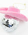 Image #2 - Kurt Adler Mirror Ball With Cowboy Hat Ornament, Multi, hi-res