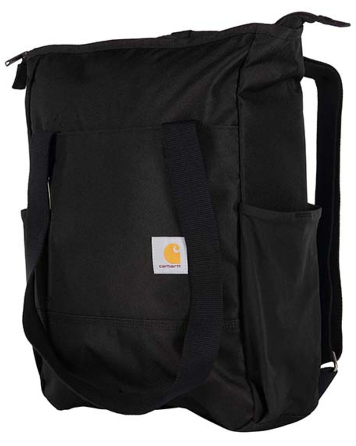 Image #1 - Carhartt Classic Convertible Backpack Laptop Tote, Black, hi-res