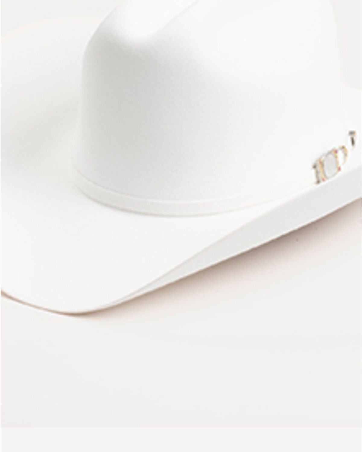 Larry Mahan Independencia 100X Felt Cowboy Hat, White, hi-res