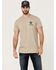 Image #1 - Moonshine Spirit Men's El Gallo Mariachi Short Sleeve Graphic T-Shirt, Tan, hi-res