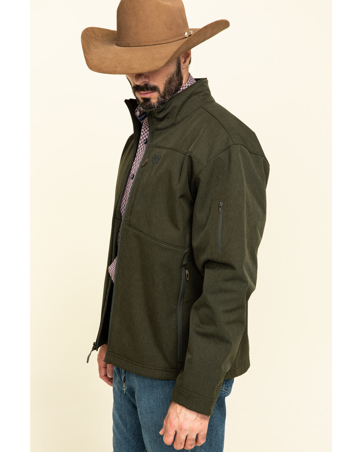 olive green ariat jacket