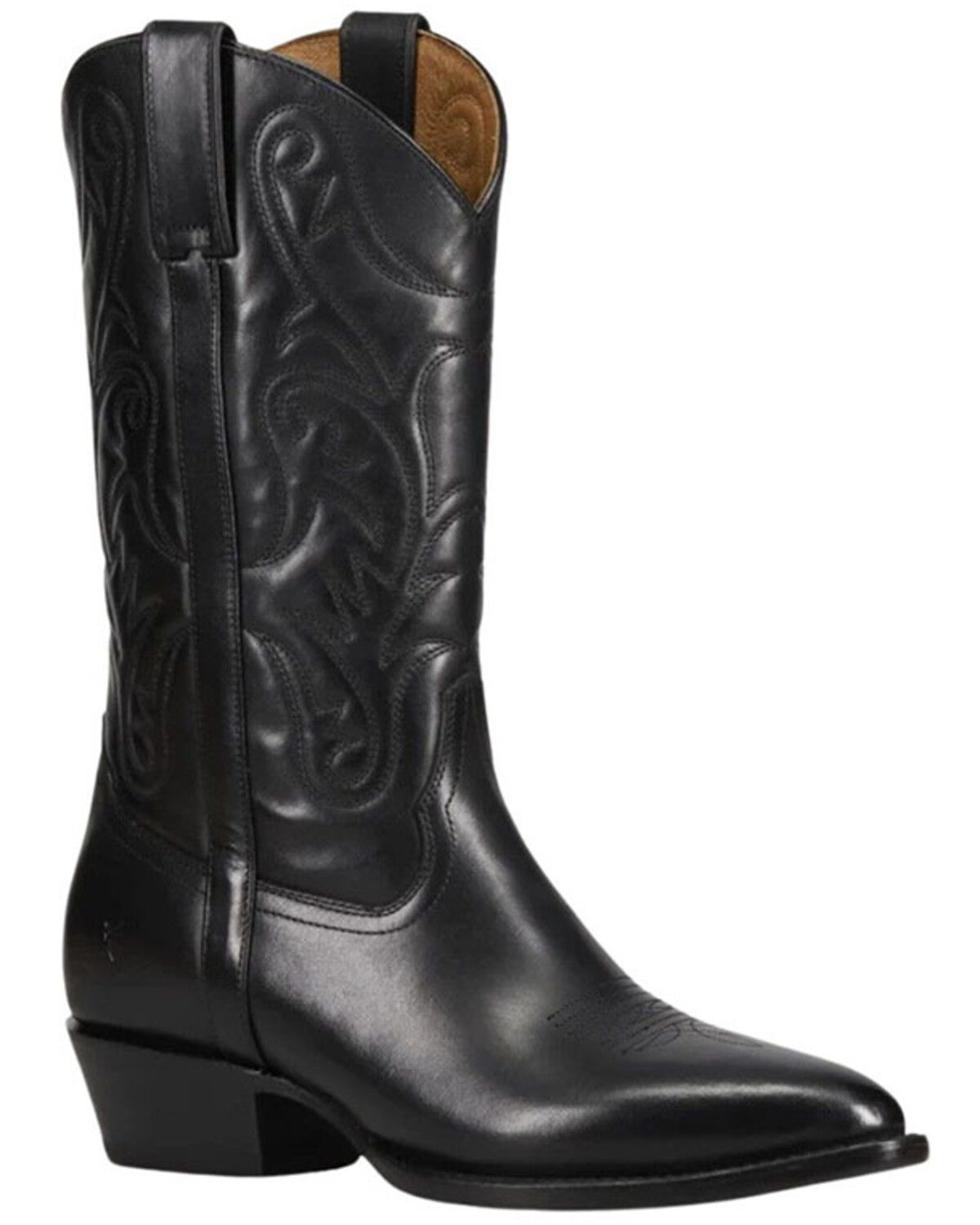 Image #1 - Frye Men's Bruce Western Boots - Round Toe, Black, hi-res