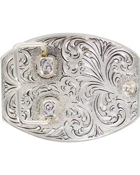 Image #2 - Cody James Men's Right To Bear Arms Buckle, Silver, hi-res
