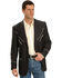 Image #1 - Scully Black Retro Western Jacket - Big and Tall, , hi-res