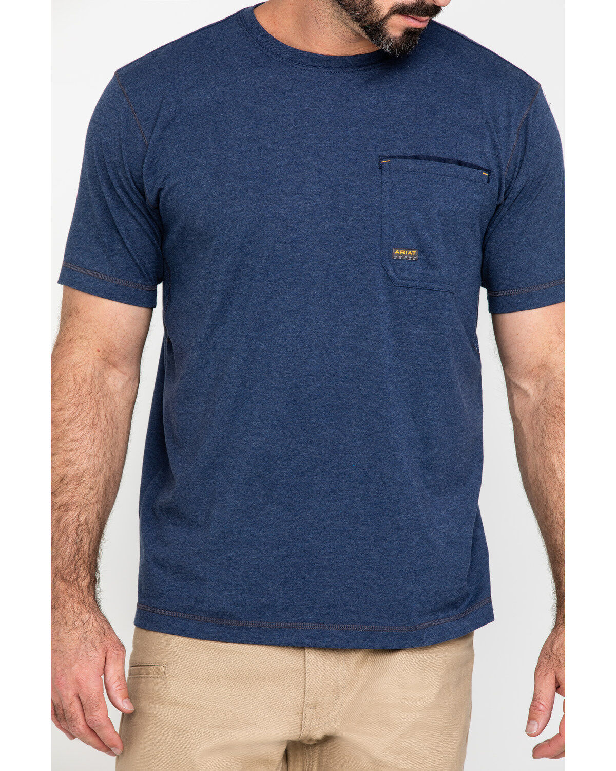 Image #4 - Ariat Men's Rebar Workman Technician Graphic Short Sleeve Work T-Shirt , , hi-res