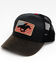 Image #1 - Cody James Men's American Cowboy Flag Patch Mesh Cap , Black, hi-res
