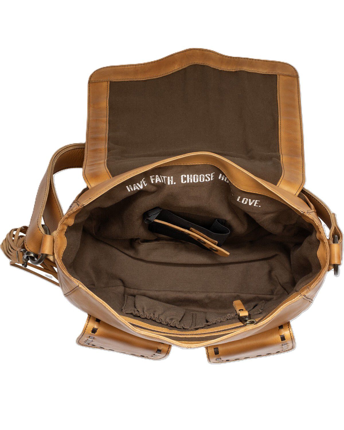 Image #5 - STS Ranchwear by Carroll Women's Bandera Saddle Hobo Bag, Caramel, hi-res