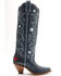 Image #2 - Besita Boots Women's The Honey Bird Embroidered Tall Western Boots - Snip Toe, Navy, hi-res