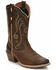 Justin Women's Jesse Brown Western Boots - Square Toe, Brown, hi-res