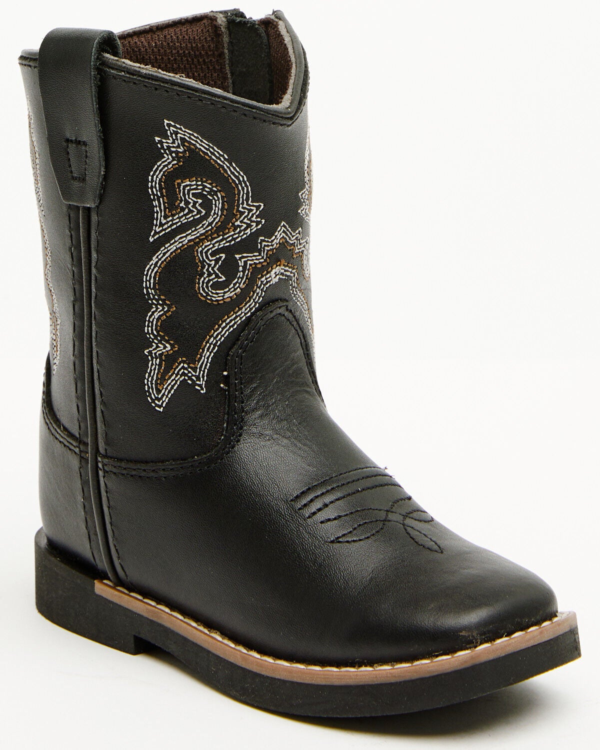 Cody James Toddler Boys' Westley Dane Western Boots - Broad Square Toe, Black, hi-res