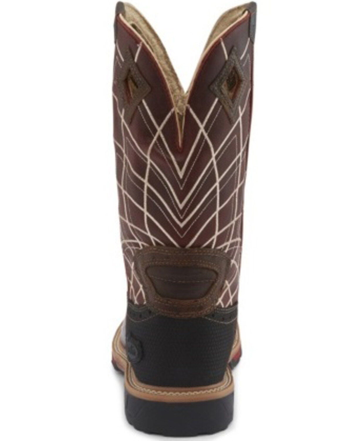 justin ostrich work boots