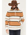 Image #1 - Kimes Ranch Men's Owen Striped Hooded Sweatshirt, Natural, hi-res