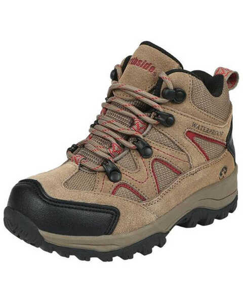 Northside Boys' Snohomish Jr. Waterproof Hiking Boots - Soft Toe, Brown, hi-res