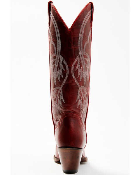 Image #5 - Idyllwind Women's Icon Embroidered Western Tall Boot - Medium Toe, Red, hi-res