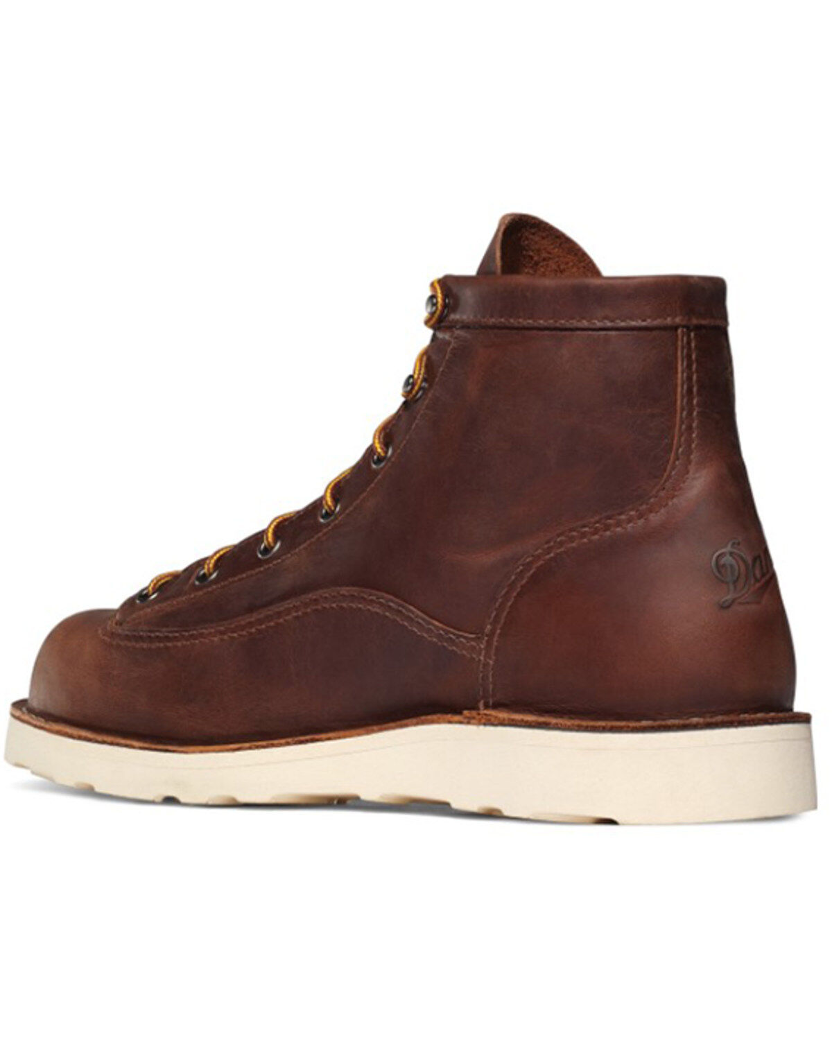 Image #3 - Danner Men's Bull Run Lace-Up Work Boots - Soft Toe, Brown, hi-res