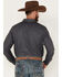 Image #4 - Gibson Trading Co Men's Southside Satin Stripe Snap Western Shirt, Dark Grey, hi-res
