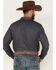 Image #4 - Gibson Trading Co Men's Southside Satin Stripe Snap Western Shirt , Dark Grey, hi-res