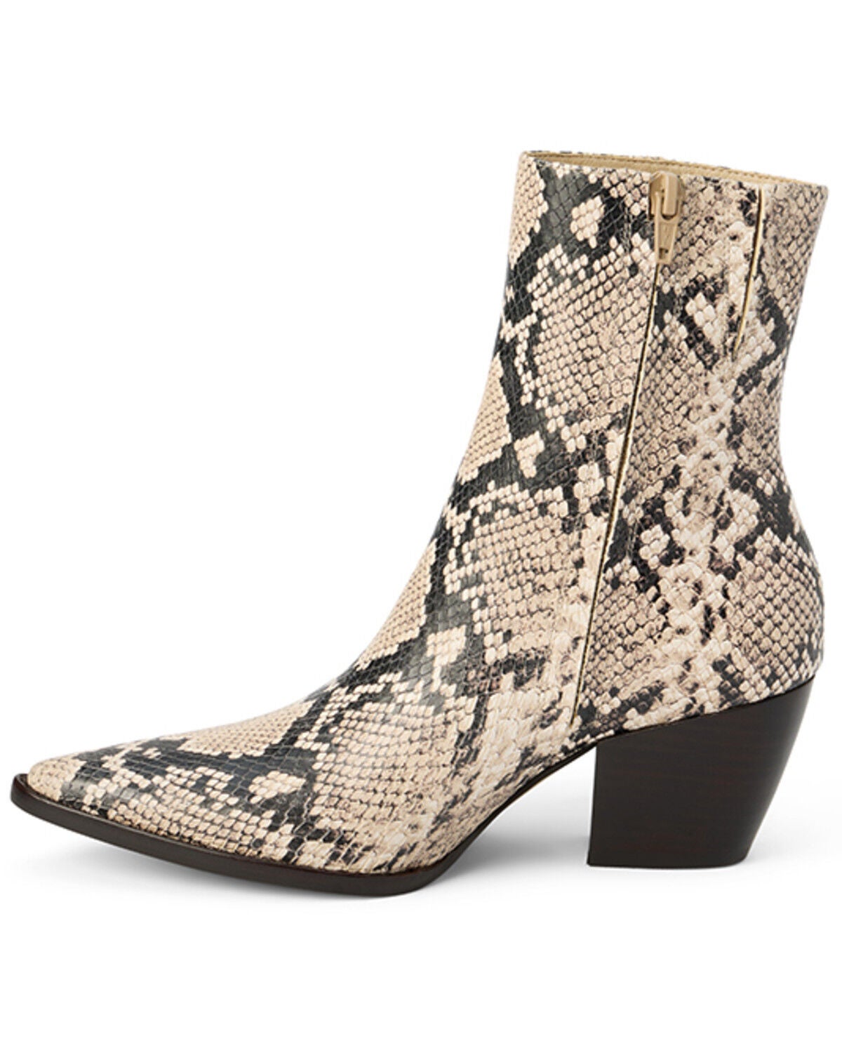 Image #3 - Matisse Women's Caty Snake Print Booties - Round Toe, , hi-res